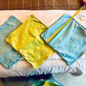 Pottery Barn Set of 3 Spring Pillow Covers 17”